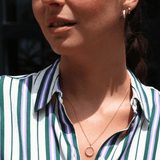 Boucles d'oreilles Maeve Blanc