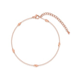 Chaîne de cheville Leila Or Rose