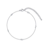 Leila Anklet Silver