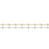 Chaîne Fleur · Or Rempli 14 carats et Argent Sterling