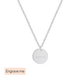 Makena Necklace Silver - Engraving