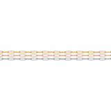 Paperclip Chain · 14K Solid Gold