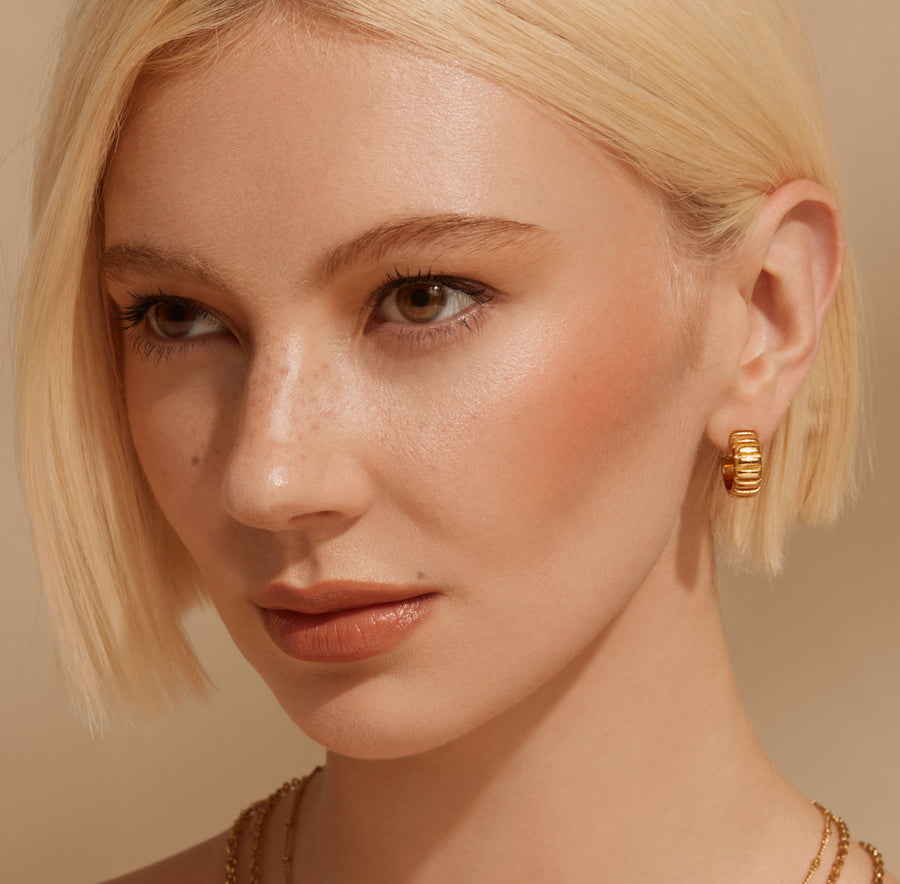 Desi Earrings Rose Gold