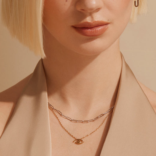 Collier Eyon Or Rose