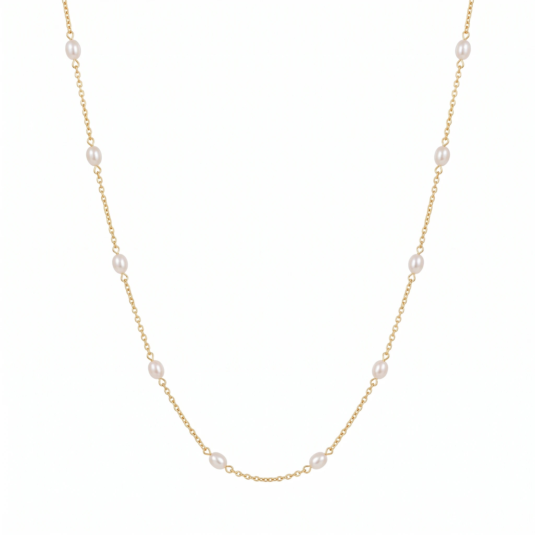 Malia Necklace Gold | waterproof stainless steel jewelry by PRYSM