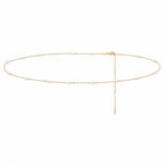 Paola Belly Chain Gold | waterproof stainless steel jewelry by PRYSM