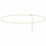 Paola Belly Chain Gold | waterproof stainless steel jewelry by PRYSM