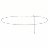 Paola Belly Chain Silver