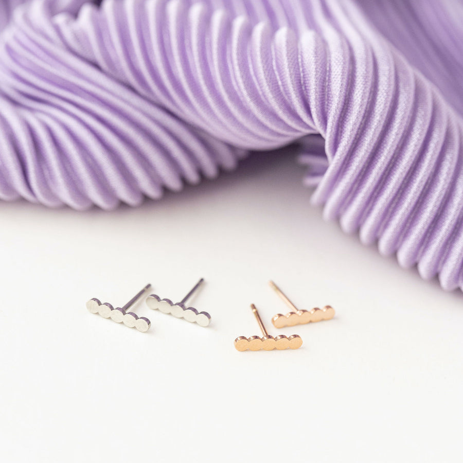 Boucles d'oreilles Carly Or Rose