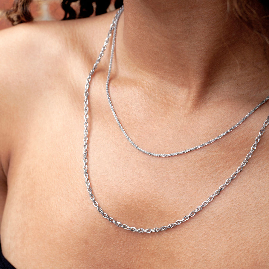 Holly Chain Silver