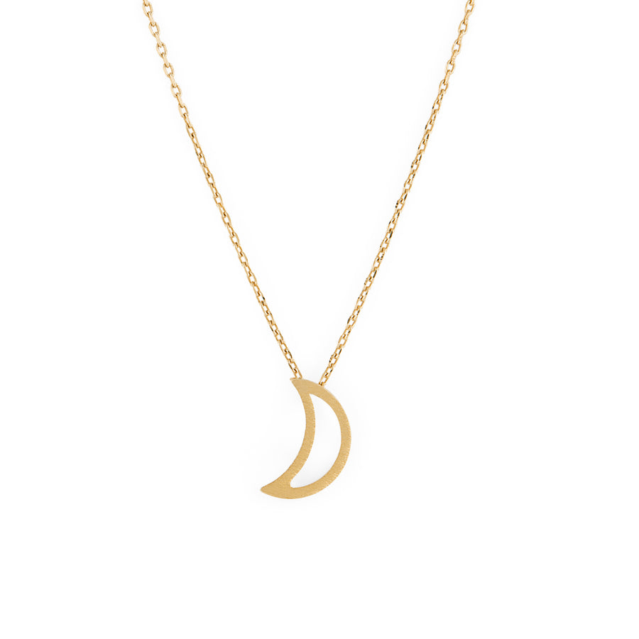 Collier Lune Or